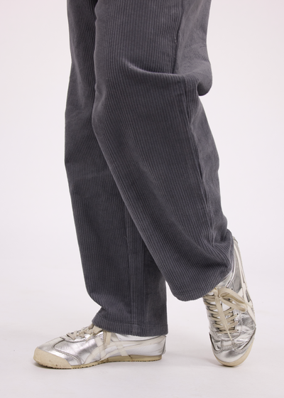 Salopette en Velours Gris Femme