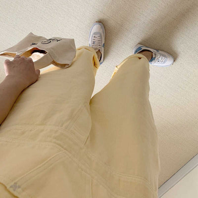 진 작업복<br> 파스텔 옐로우