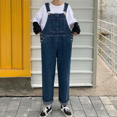 진 작업복<br> 플러스 사이즈 오버사이즈