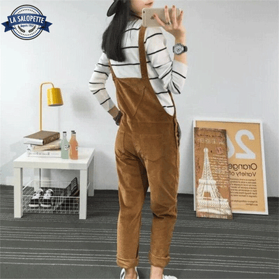 Salopette Vintage Velour Peluche