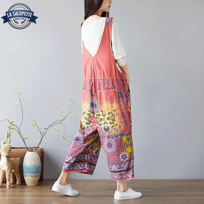 Salopette à Motifs Ancien