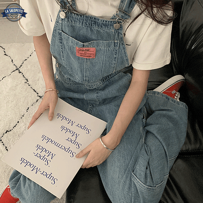 Salopette Bleue Femme