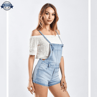 Salopette Short en Jean