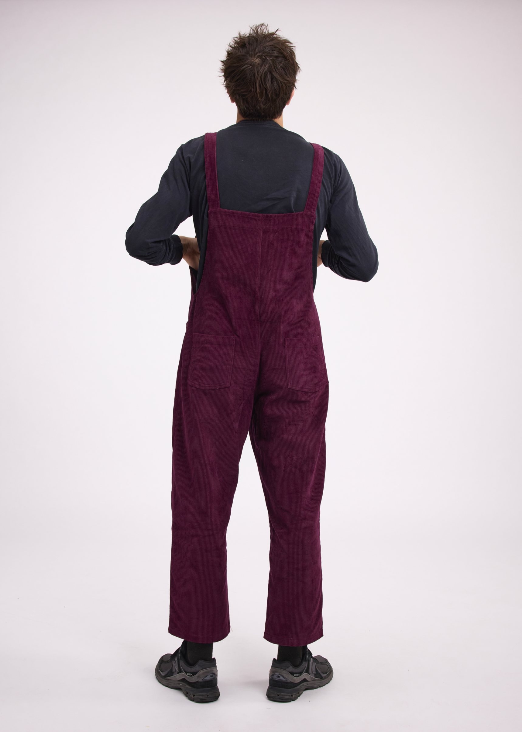 Salopette Velours Homme Rouge