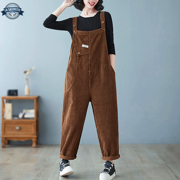 빈티지 작업복<br> 체스트넛 벨벳