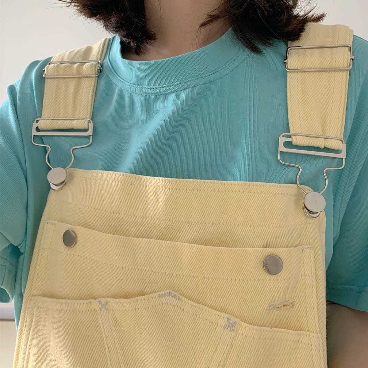 진 작업복<br> 파스텔 옐로우