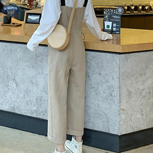 빈티지 작업복<br> 스트랩 카키 우키요