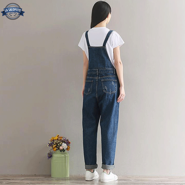 데님 작업복<br> 블루 블루머스