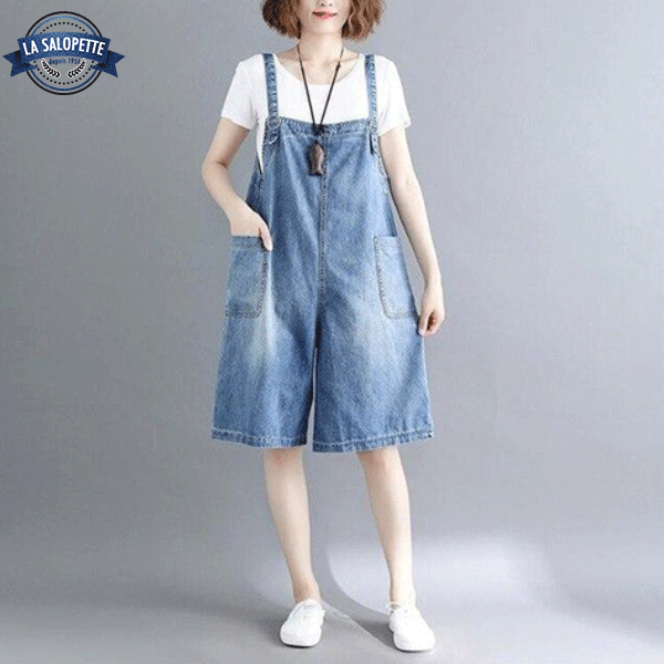 데님 작업복<br> 대형 야사즈케