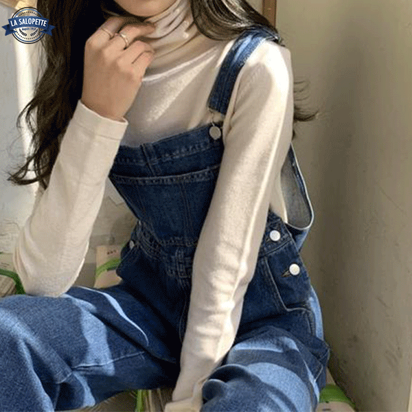 데님 작업복<br> 블루 데님 밀라노