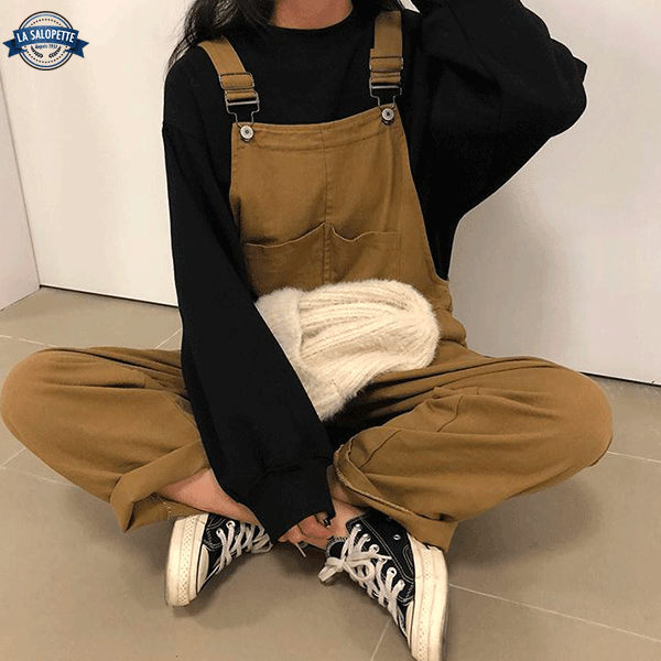빈티지 작업복<br> 마호가니 코튼