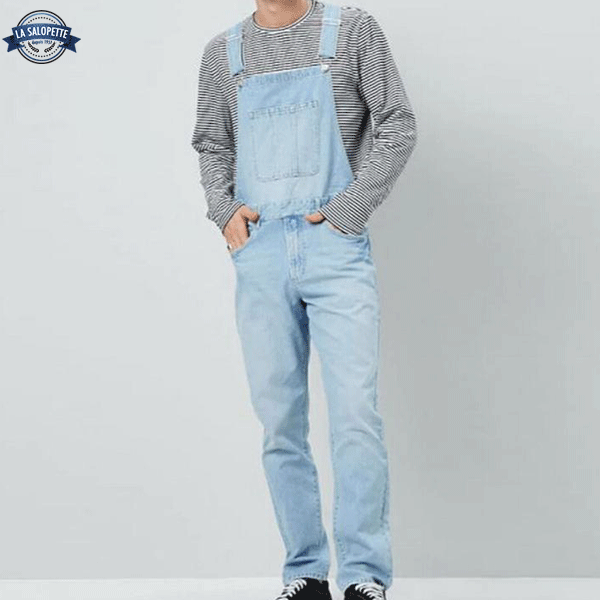 진 작업복<br> 블루 클레어 리핑 로우 