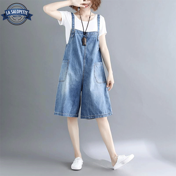 데님 작업복<br> 대형 야사즈케
