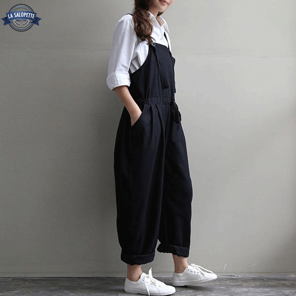 Salopette Noire Boho