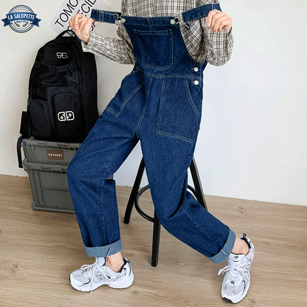데님 작업복<br> 부츠컷 팬츠 