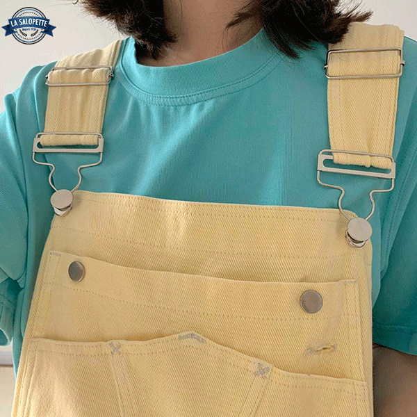 진 작업복<br> 파스텔 옐로우
