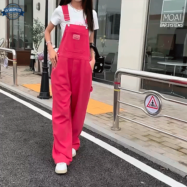진 작업복<br> 핑크 리나