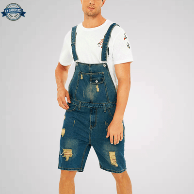 Salopette Short Déchirée