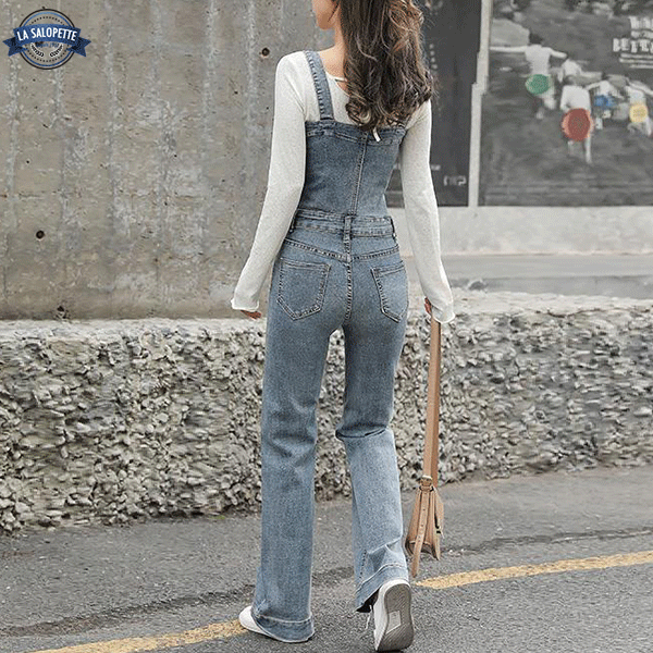 Salopette Vintage à Bavette Corset