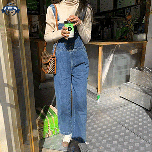 데님 작업복<br> 블루 데님 밀라노
