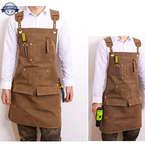 Tablier Marron de Bricolage